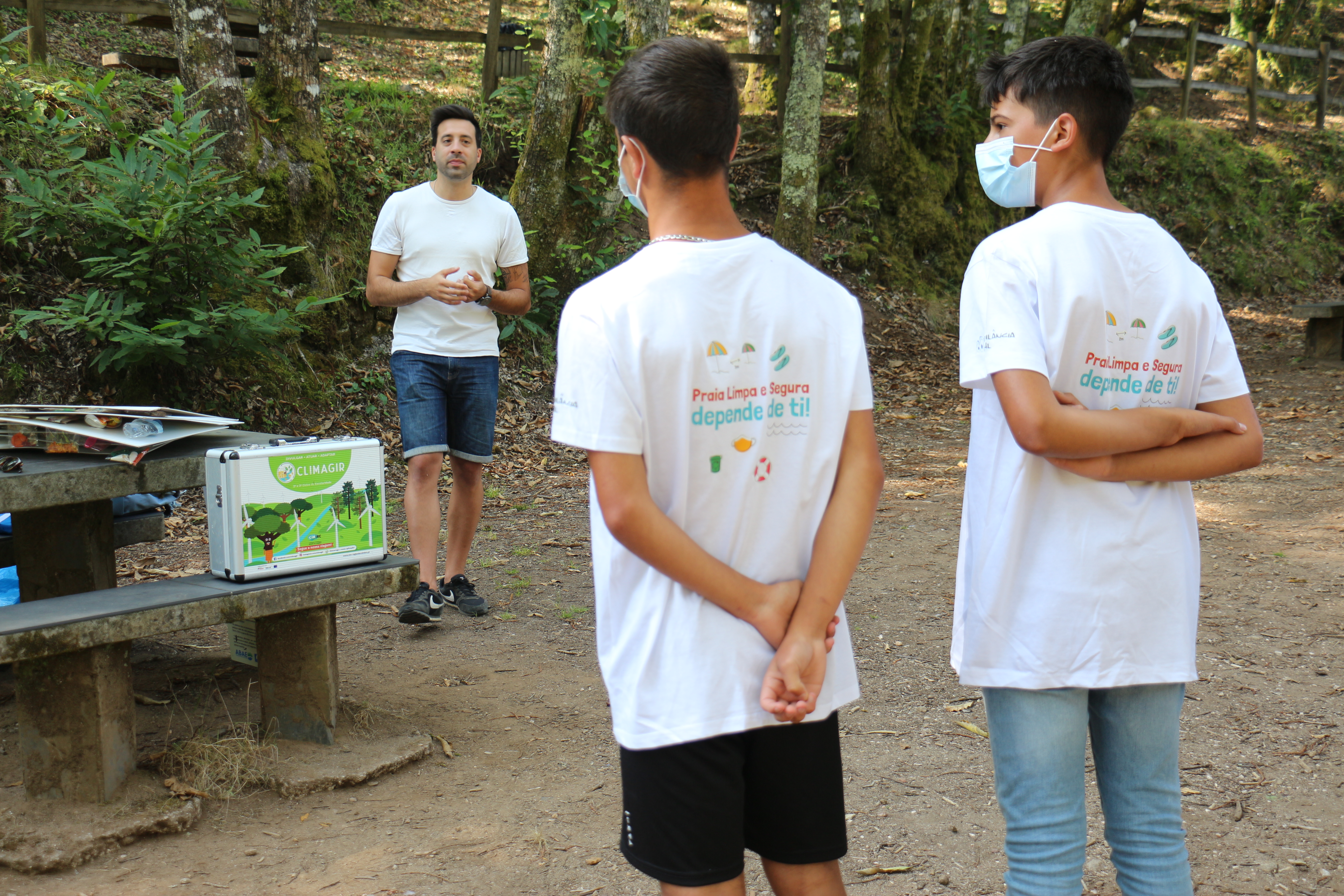 Praia Fluvial da Louçainha recebeu ação de sensibilização ambiental