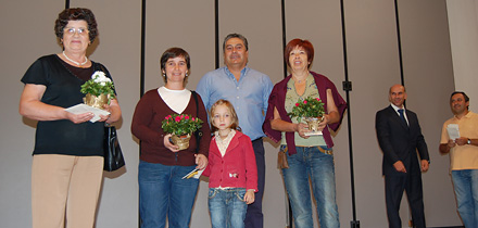 Vencedores da Freguesia de Sta. Eufémia c/ Presidente da Junta