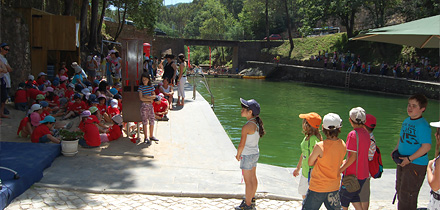 Cerimónia do hastear da bandeira azul na Louçainha