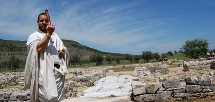 Romanos no Mercado do Queijo Rabaçal 