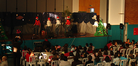 espetáculo das crianças da EBI