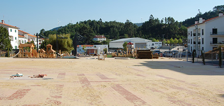 Vista geral do Parque das Águas Romanas