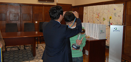 Paulo Júlio e o capitão da equipa, Francisco Monteiro